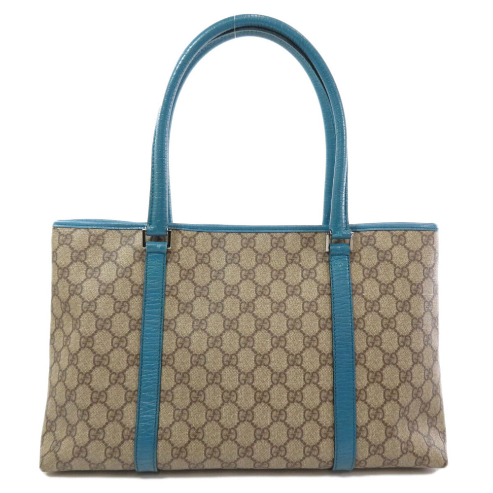 Gucci GG Tote leather Bag Supreme blue Joy